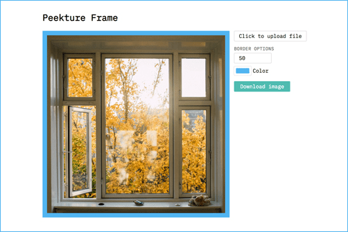 Peekture Frame