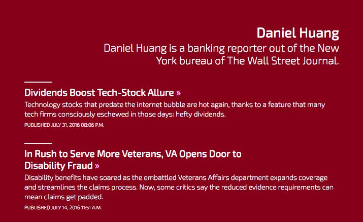 Web Scraping: WSJ Clips